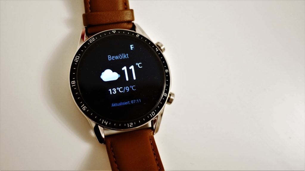Huawei GT2 Smartwatch Wetteranzeige